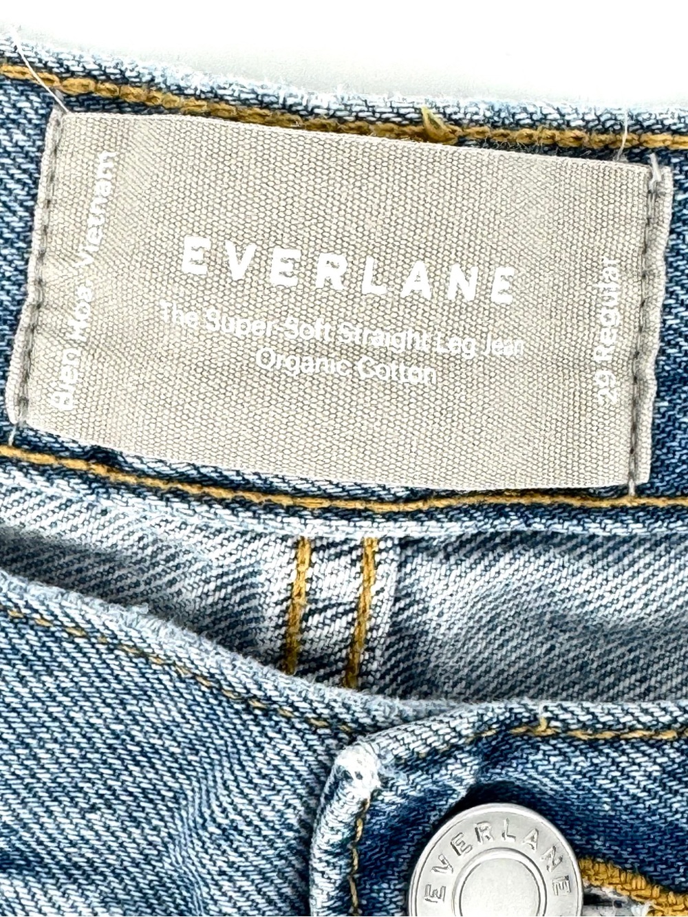 Everlane Super Soft Organic Straight Leg Jeans - Picture 9 of 11